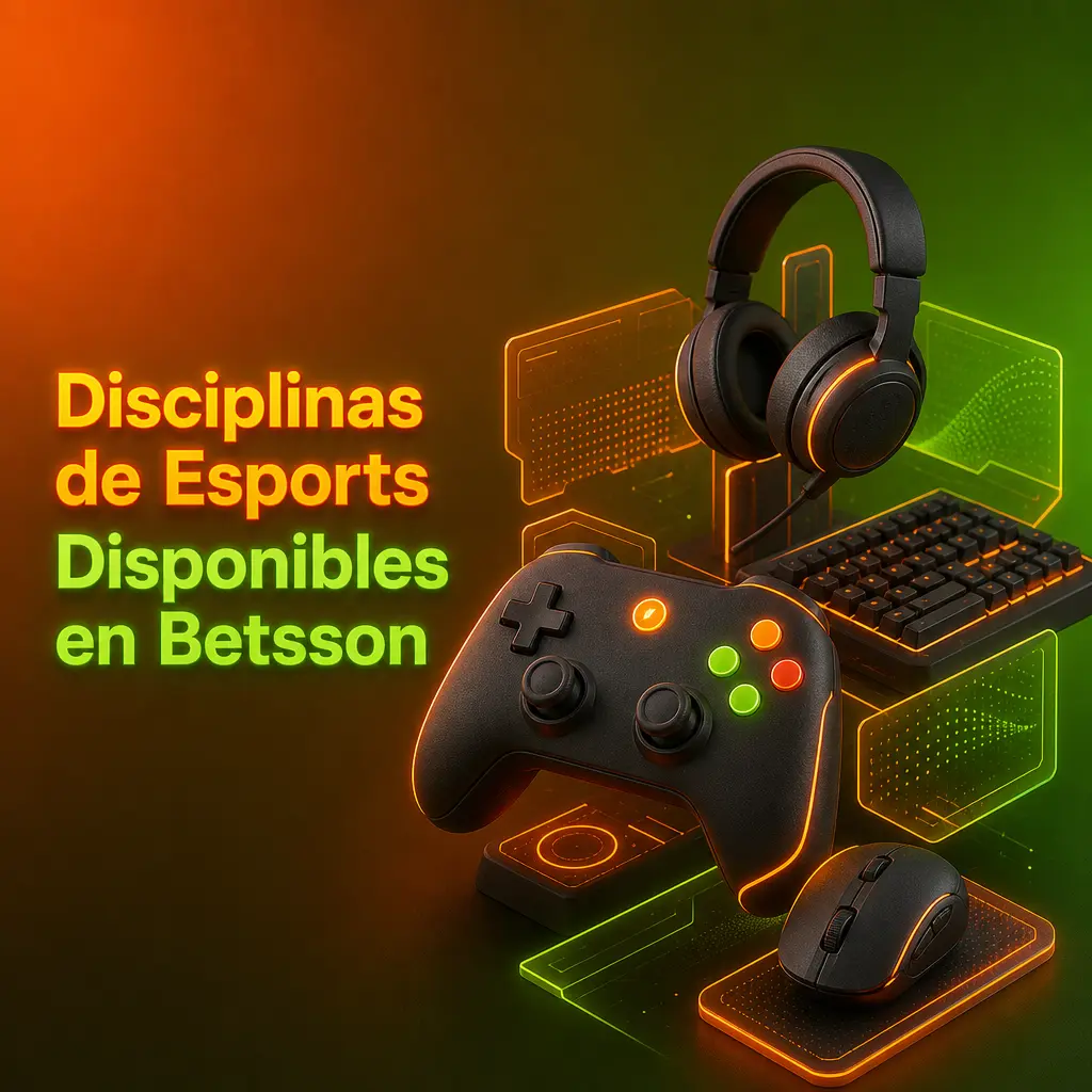 Descubre las disciplinas de esports en Betsson: CS2, Dota 2, League of Legends, Valorant y más, con apuestas en directo.
