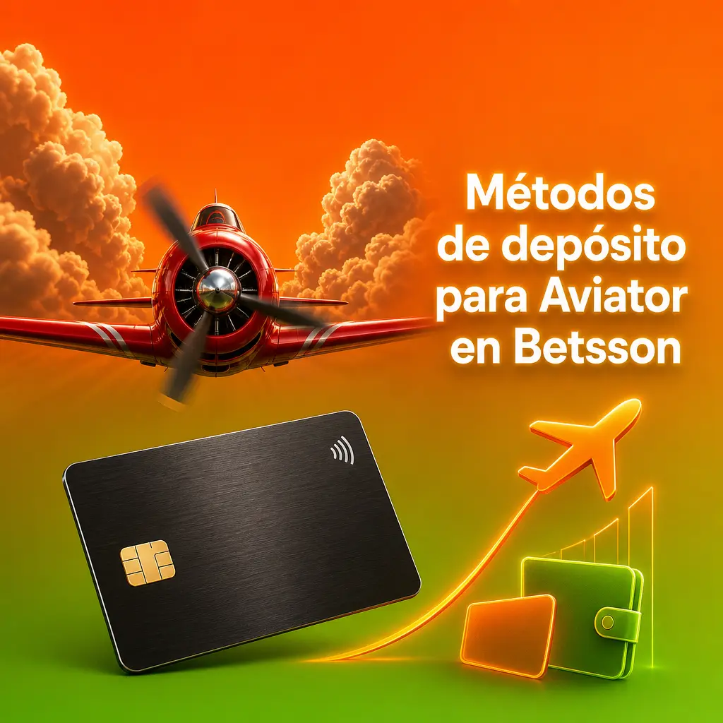 Métodos de depósito disponibles para Aviator en Betsson: tarjetas, Bizum, PayPal, Skrill, Paysafecard y transferencia bancaria.