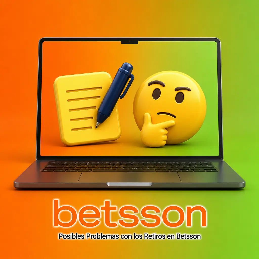 Guía visual sobre problemas comunes al retirar dinero en Betsson y cómo solucionarlos: verificación, bonos y métodos de pago.